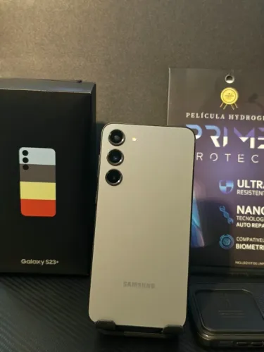 S23+ 512GB | Cor Grafite Exclusiva | + Capa e Película Premium (SEMI-NOVO PERFEITO ESTADO)