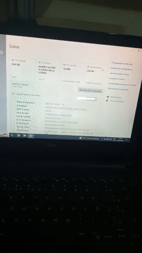 Notebook Dell Inspiron 5458 - Intel i5 8GB RAM SSD 240GB Tela 14