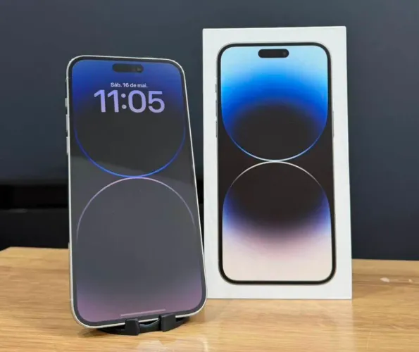 IPhone 14 PRO MAX BRANCO MUITO NOVO SEM DETALHES PRA VENDER LOGO $$$$$$