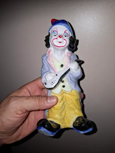 Palhaço antigo porcelana