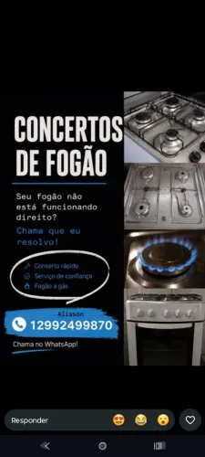 Conserto de fogão 