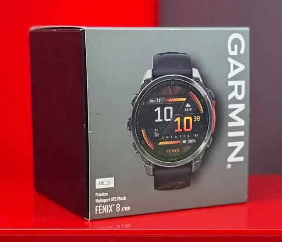 Garmin Fenix 8 AMOLED 47mm - Black/Slate Gray - Produto Novo, Lacrado com Garantia.