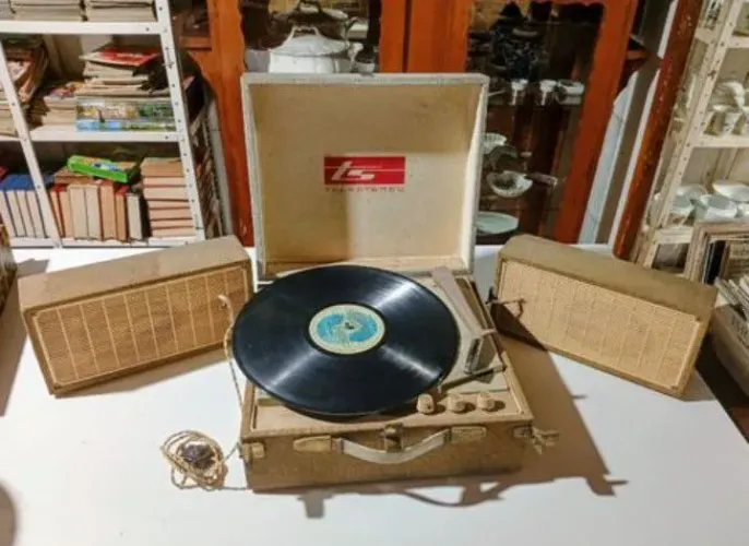 vitrola toca discos philips stereo fônico sonocolor