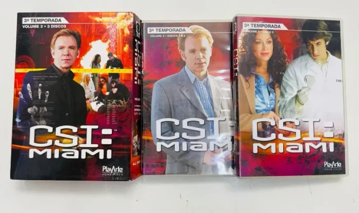 BOX DVD - CSI MIAMI - TERCEIRA TEMPORADA VOL.3 ORIGINAL