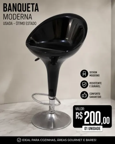Banqueta Giratória 