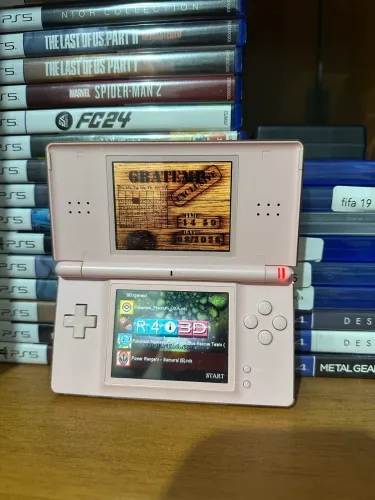 Nintendo ds lite com jogos