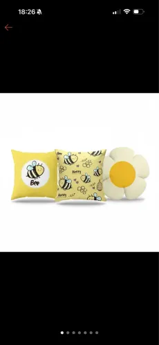 Kit almofada abelha