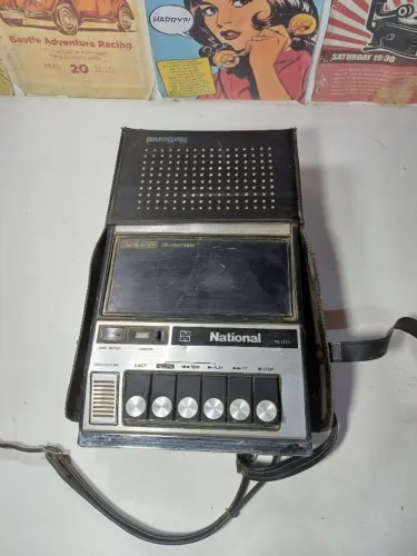 gravador e toca-fitas National RQ-311 sem teste
