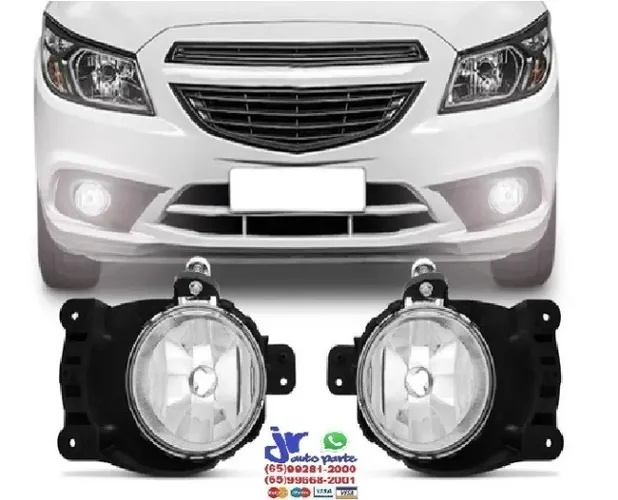 Par Farol de Milha Onix Joy Lt Ltz 12 13 14 15 16 17 18 19 Auxiliar Neblina