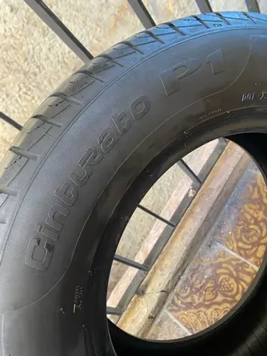 Pneu 175/70/13 Pirelli Cinturato P1 meia vida bom