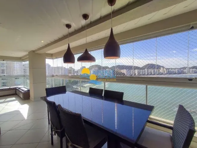 Apartamento frente mar com varanda gourmet Astúrias Guarujá