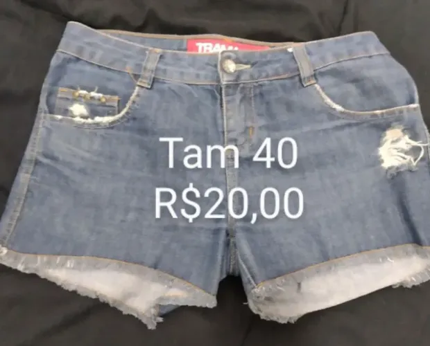  shorts valor e Tam no anúncio a partir de 