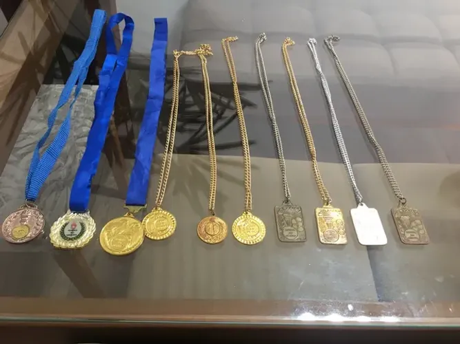 Coleção de medalhas