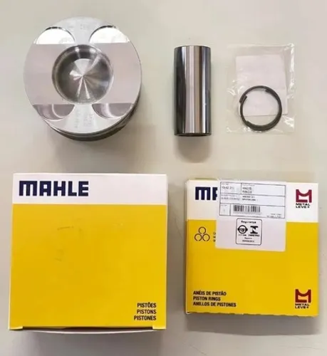 Kit 1 Pistao + Anel Std Sprinter 311 313 413 Om 611 la Pa 9198 Mahle Metal Leve