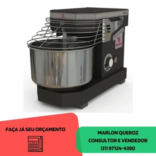 Amassadeira 5KG Espiral Braesi Nova