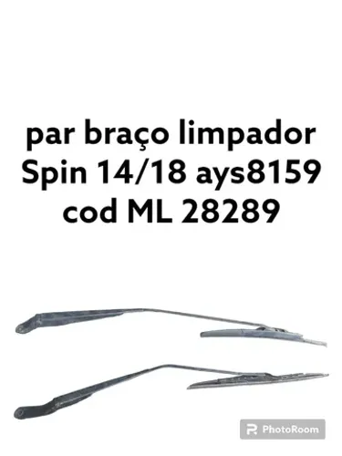 Par do limpador parabrisa Chevrolet spin