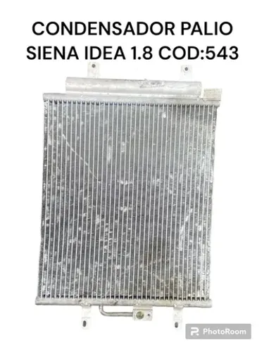 Condensador Fiat Palio Siena Idea 1.8