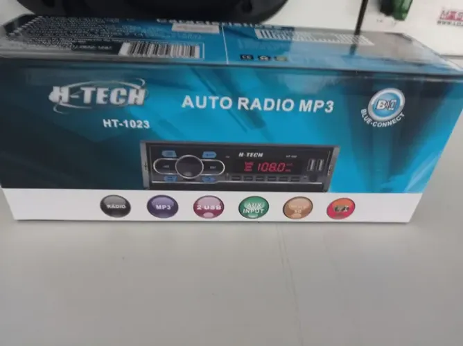 Auto rádio MP3 H-Tech Ht -1023 c/ bluetooth USB aux instalado no seu carro 