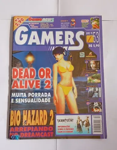 Revista Gamers Ano 6 Nº 53 Bio Hazard 2 Dreamcast