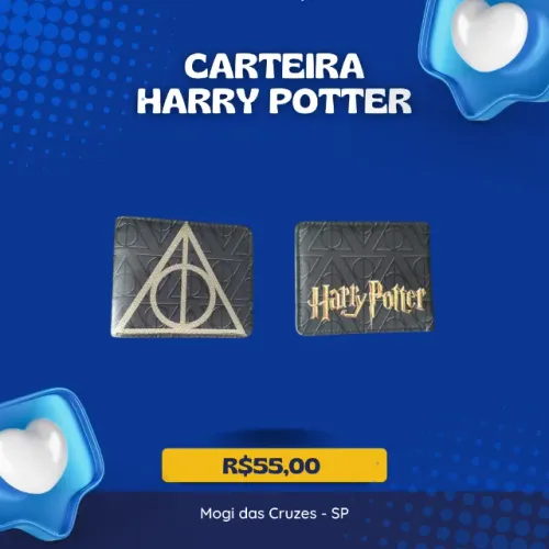 Black Friday - carteira harry potter - Presente de Natal