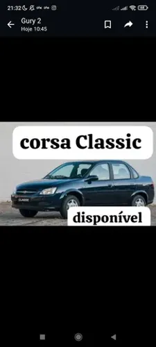 Sucata Corsa clássic para retirada de peças 