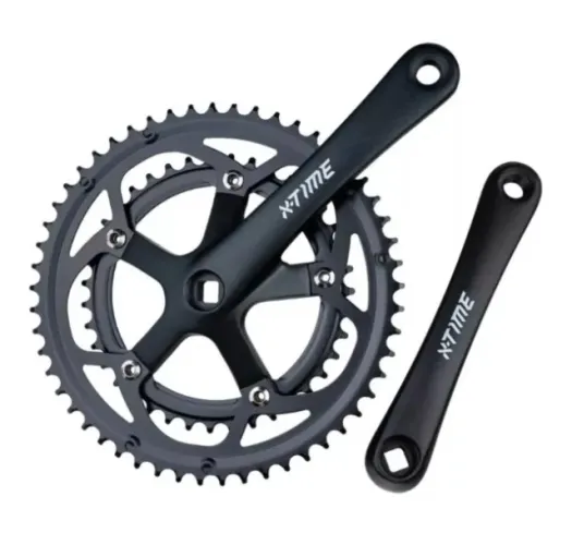 Pedivela Speed Road Duplo Bike X-Times 39-53 Dentes Ponta Quadrada 170mm 12660