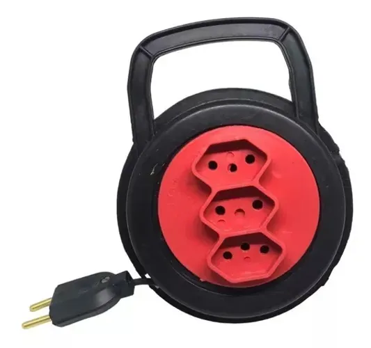 Extensao 5m Redonda Plug Plus 124v-1200w 10a 250v 1450