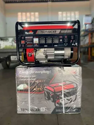 Gerador de Energia 4T  a gasolina 3.1kva Toyama (Novo/Loja)