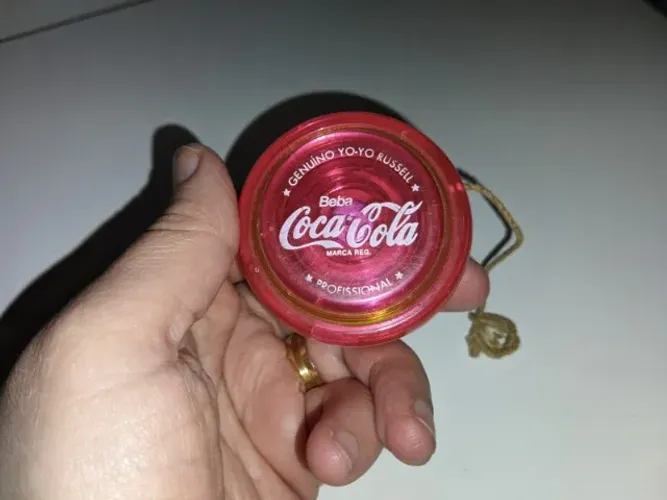 Yoyo coca-cola Russell Rosa antigo original 1995