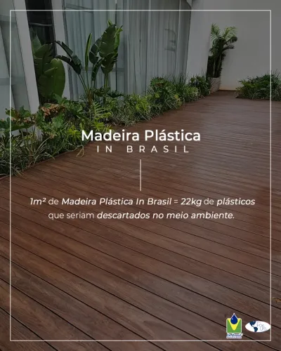 Madeira Plástica para Deck 