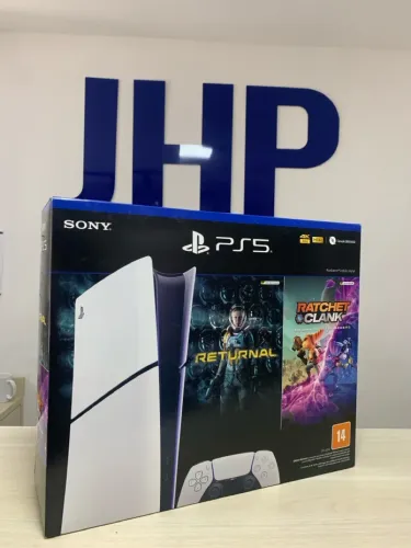Console PlayStation 5 (PS5) c/ Jogos - 12x Sem Juros - Novo - Loja Física