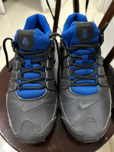Nike Shox - Azul e Cinza Original