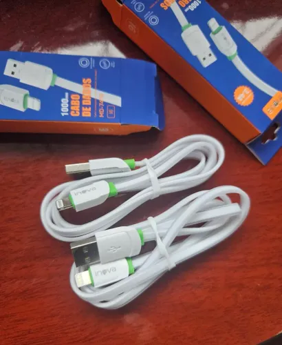 Cabo USB para iPhone 1 por 8,00 e 2 por 15,00 Inova de ótima qualidade
