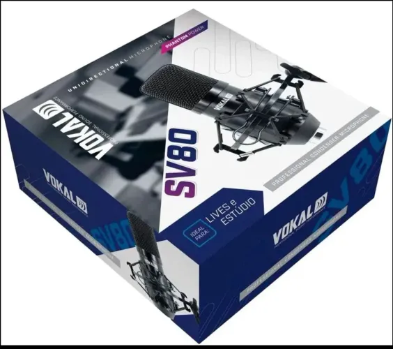 Microfone condensador Vokal