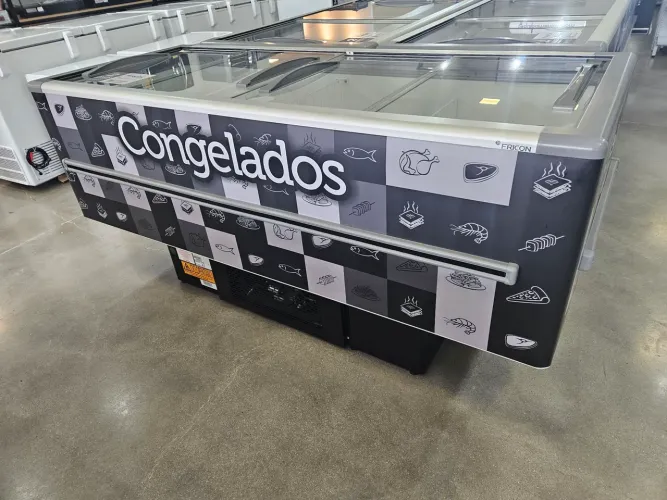 ilha para congelados de 2 metros 568L nova