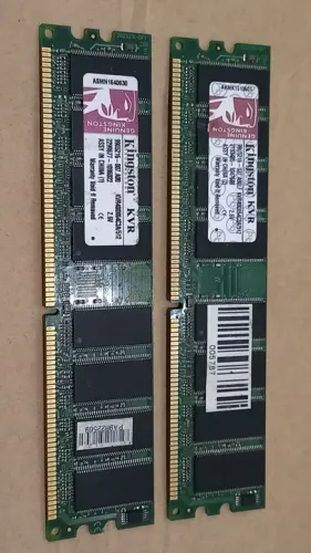 2 Memórias DDR 1 - 512Mb - 333Mhz