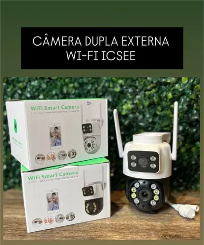 CAMERA DUPLA EXTERNA APROVA D'AGUA
