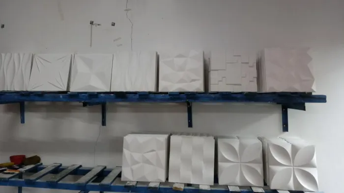 Placas de gesso 3D para paredes 