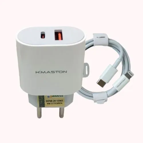 Carregador Tipo-C/Lightning iOS 20W