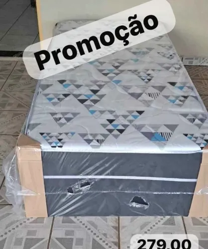 Cama box solteiro hoje