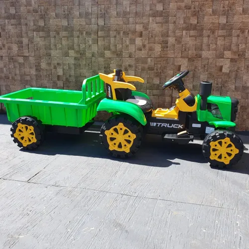 Trator Elétrico Infantil com Carreta 12VOLTS 