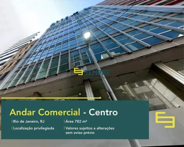 Andar para alugar no centro do Rio de Janeiro - Edifício Reserva