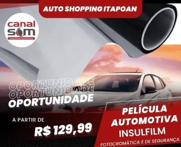 Película Automotiva Insufilm Fotocromática, Nano Cerâmica, Window Blue, Segurança