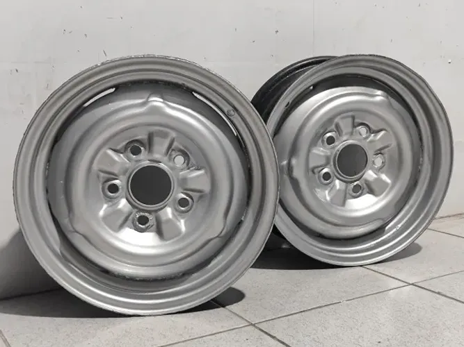 Rodas Opala Caravan Aro 14 Ferro Tala 6 Par