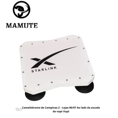 Case Starlink mini ( uso veicular ) com ima 66mm