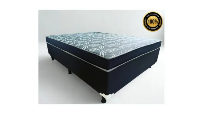 Cama Box Casal OrthoBox com Colchão D33 de Alta Densidade