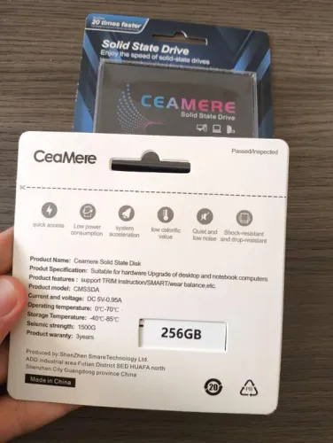 SSD 2.5 256gb (Novo e Lacrado) - Anápolis