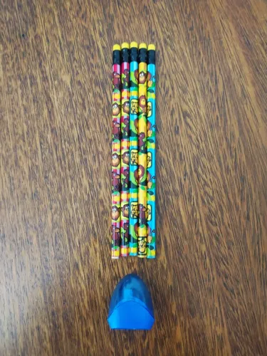 Conjunto De Lápis E Apontador Animaiszinhos