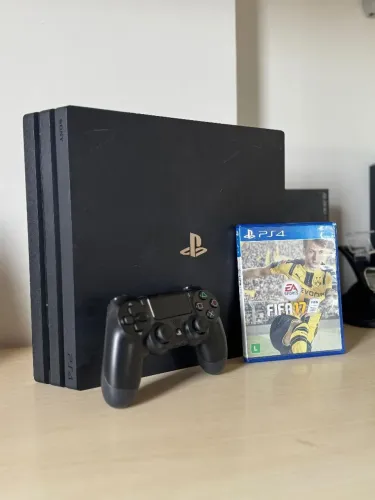 PS4 Pro 4K 1TB usado com garantia