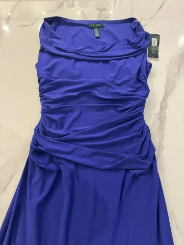 Vestido Roxo Ralph Lauren novo!